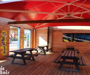 Signalétique touristique | 84-Parc Spirou - Tables de pique-nique aire de repos