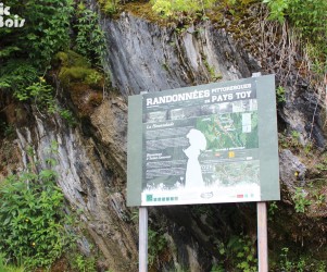 Signalétique de randonnée pédestre | Panneau d'information - La Hountalade - Hountalade 65