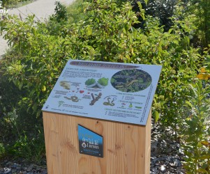 Signalétique touristique | Table de lecture - L'esculape - Satolas Parc des Lurons (38)