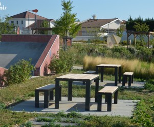 Signalétique touristique | Table de pique-nique - Gamme Pichauris - Satolas Parc des Lurons (38)