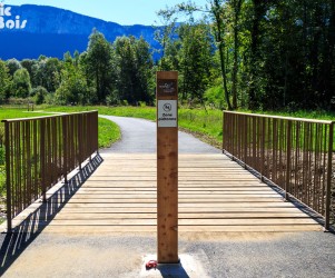 Signalétique touristique | Balisage - Zone piétonne - Rivièr'Alp - 73