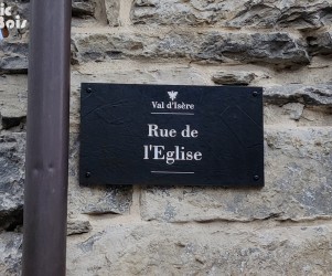 Signalétique touristique | Plaque de rue - Val d'Isere - Val d'Isere - Val d'Isère - Val d'Isère