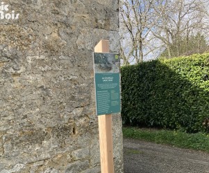 Signalétique de randonnée pédestre | Plaque thématique - Chapelle St Jean - Lacapelle-Livron-82