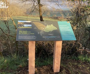 Signalétique touristique | Table de lecture - La vallée - Lacapelle-Livron-82