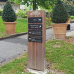Totem piétons – Activités golf