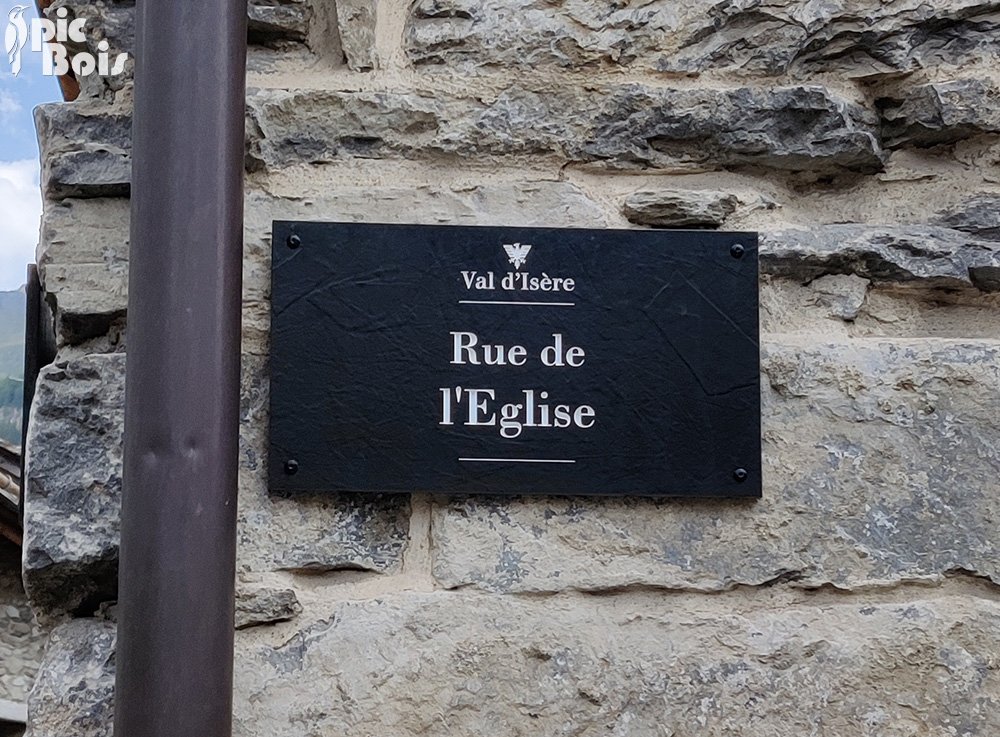 Signalétique touristique | Plaque de rue - Val d'Isere - Val d'Isere - Val d'Isère - Val d'Isère