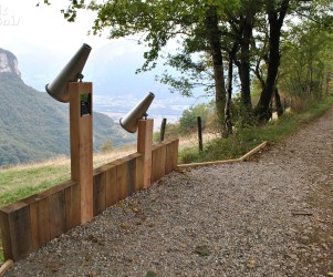 Signalétique touristique | Parcours sensoriel - Ecoute en montagne - Sentier de Chalais (38)