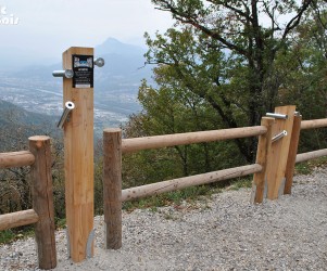 Signalétique touristique | Parcours sensoriel - Observation paysage - Sentier de Chalais (38)