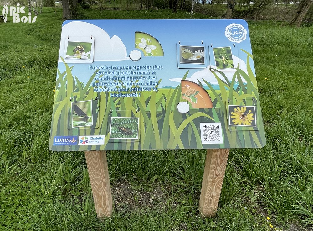 Signalétique touristique | Mobilier interactif - Les minuscules - ENS du Grand Rozeau