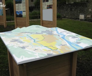 Signalétique touristique - Table d'orientation - Carte tactile - Fabrication PIC BOIS