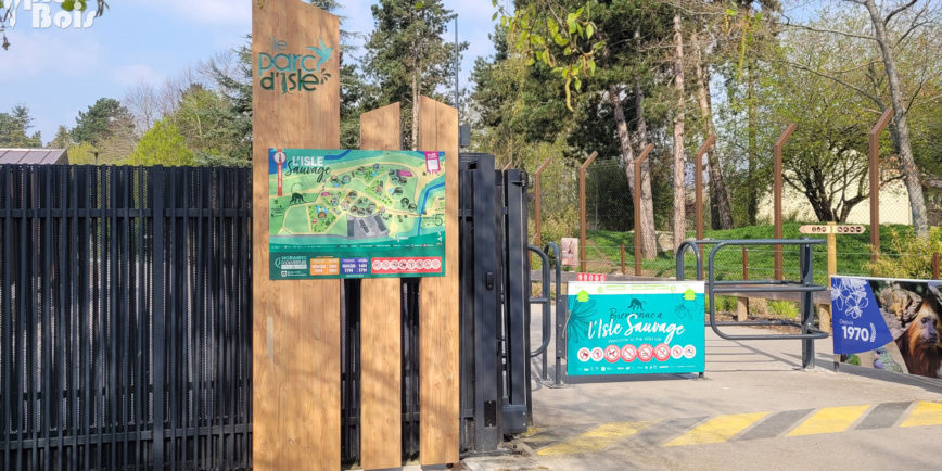 Signalétique touristique | Panneau d'information - Secteur l'Isle Sauvage - Saint-Quentin (02)