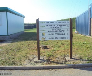 Signalétique touristique - SIL - Indications de site - Fabrication PIC BOIS