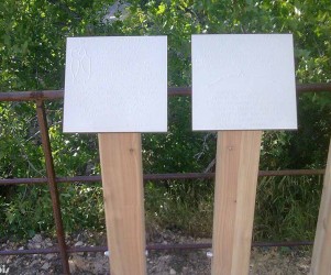 Signalétique touristique - Table de lecture - Panneau en Braille - Fabrication PIC BOIS