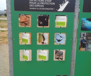 Signalétique touristique - Mobilier interactif - Panneaux pivotants - Fabrication PIC BOIS