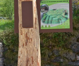 Signalétique touristique - Totem - Chemin de découverte - Fabrication PIC BOIS