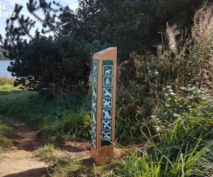 Signalétique touristique - Totem - Réglementation de sentier - Fabrication PIC BOIS