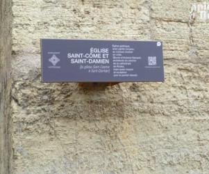 12-aveyron-plaques-thematiques-presentation-eglise.jpg Signalétique touristique - Plaque thématique - Présentation église - Fabrication PIC BOIS