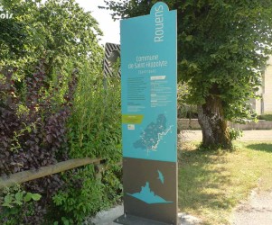 Signalétique touristique - Totem - Tourisme de commune - Fabrication PIC BOIS