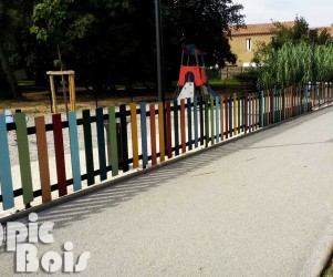 Signalétique touristique - Barrières - Clôture de parc - Fabrication PIC BOIS
