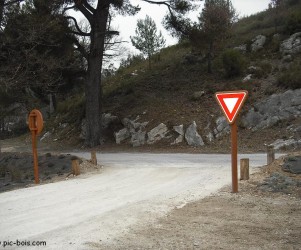 Signalétique touristique - Panneau de circulation - Parc - Fabrication PIC BOIS