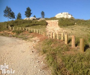 Signalétique touristique - Barrières - Accès limité - Fabrication PIC BOIS