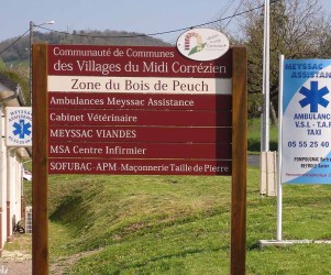 Signalétique touristique - SIL - Zone activités - Fabrication PIC BOIS