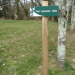 Directionnel sentier – Logo du parc