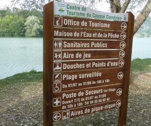 Signalétique touristique - SIL - Sentiers de randonnée - Fabrication PIC BOIS
