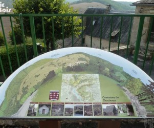 Signalétique touristique - Table d'orientation - Lave émaillée - Fabrication PIC BOIS