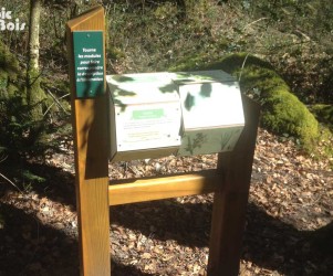 23-creuse-bornes-questions-reponses-hexagones.jpg Signalétique touristique - Mobilier interactif - Découverte forêt - Fabrication PIC BOIS