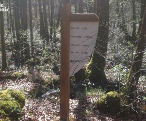 Signalétique touristique - Totem - Totem devinette - Fabrication PIC BOIS