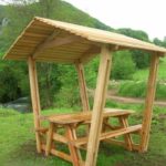 Table de pique nique – Table avec toit