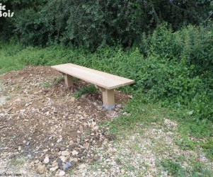 Signalétique touristique - Banc - Simple - Fabrication PIC BOIS