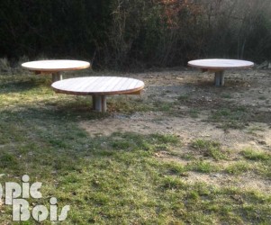 Signalétique touristique - Table de pique-nique - Tables travail - Fabrication PIC BOIS