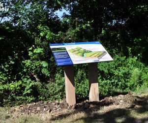 Signalétique touristique - Table de lecture - Description bocage - Fabrication PIC BOIS