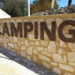 Enseigne murale – Entrée camping