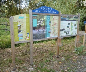 Signalétique touristique - Panneau d'information - Accueil public - Fabrication PIC BOIS