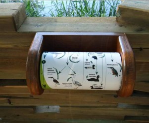 Signalétique touristique - Mobilier interactif - Espèces oiseaux - Fabrication PIC BOIS