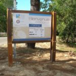 Panneau d’information – Entrée parking