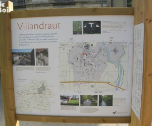 Signalétique touristique - Panneau d'information - Plan patrimoine - Fabrication PIC BOIS