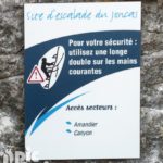 Panneau d’information – Site d’escalade