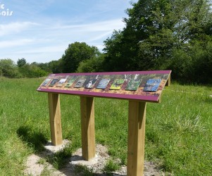 Signalétique touristique - Mobilier interactif - La plaine - Fabrication PIC BOIS