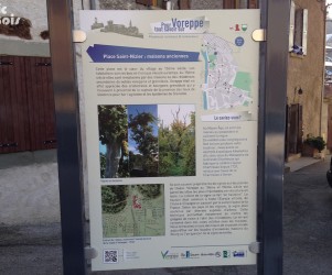 Signalétique touristique - Panneau d'information - Les maisons - Fabrication PIC BOIS