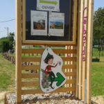 Panneau d’affichage – Totem et gabion