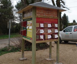 Signalétique touristique - Mobilier interactif - Ilot découverte - Fabrication PIC BOIS