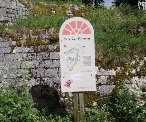 Signalétique touristique - Panneau d'information - Plan de visite - Fabrication PIC BOIS