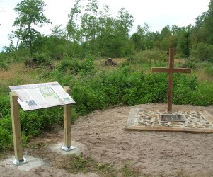 Signalétique touristique - Table de lecture - Thématique Fontaine - Fabrication PIC BOIS