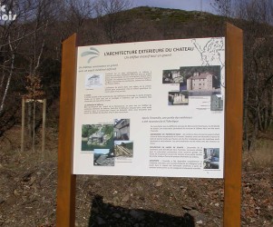 Signalétique touristique - Panneau d'information - Architecture - Fabrication PIC BOIS