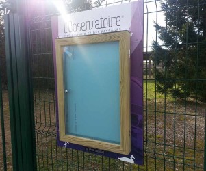 Signalétique touristique - Panneau d'affichage - Observatoire - Fabrication PIC BOIS