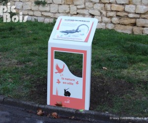 Signalétique touristique - Table de lecture - Nature en ville - Fabrication PIC BOIS